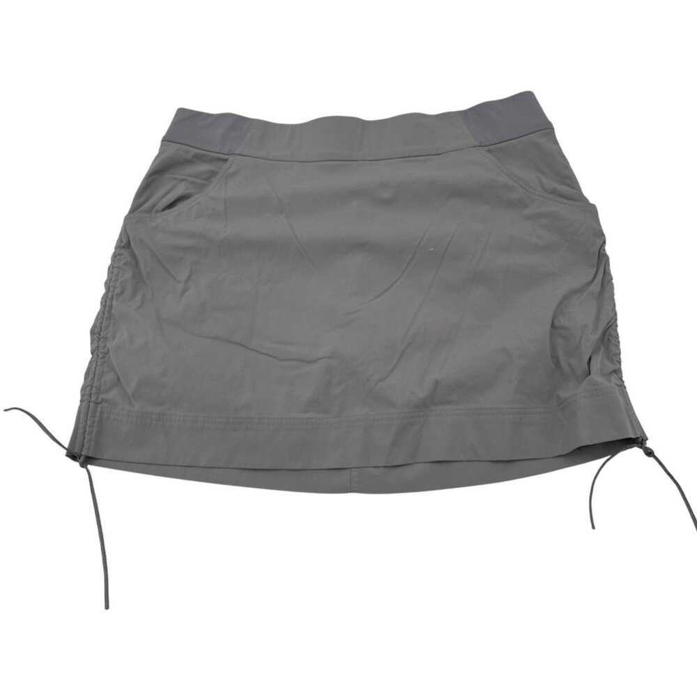 Columbia‎ Omni-Shield Gray Outdoor Skirt XL Adjustable Drawstring Hem Nylon